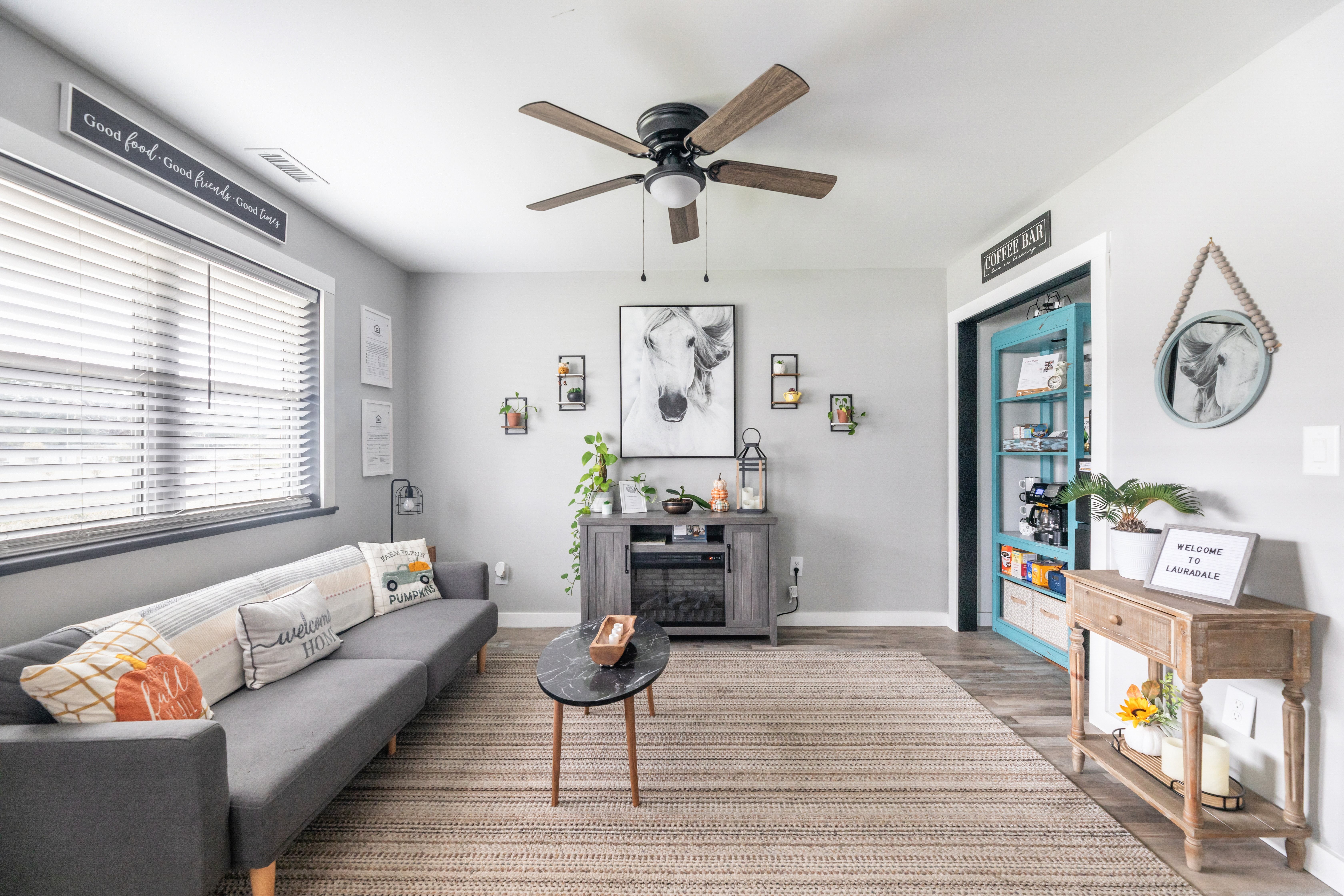 Modern Living Area at Lauradale, Jacksonville, NC